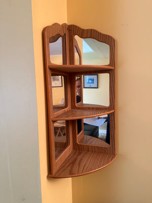 Corner Display Shelf