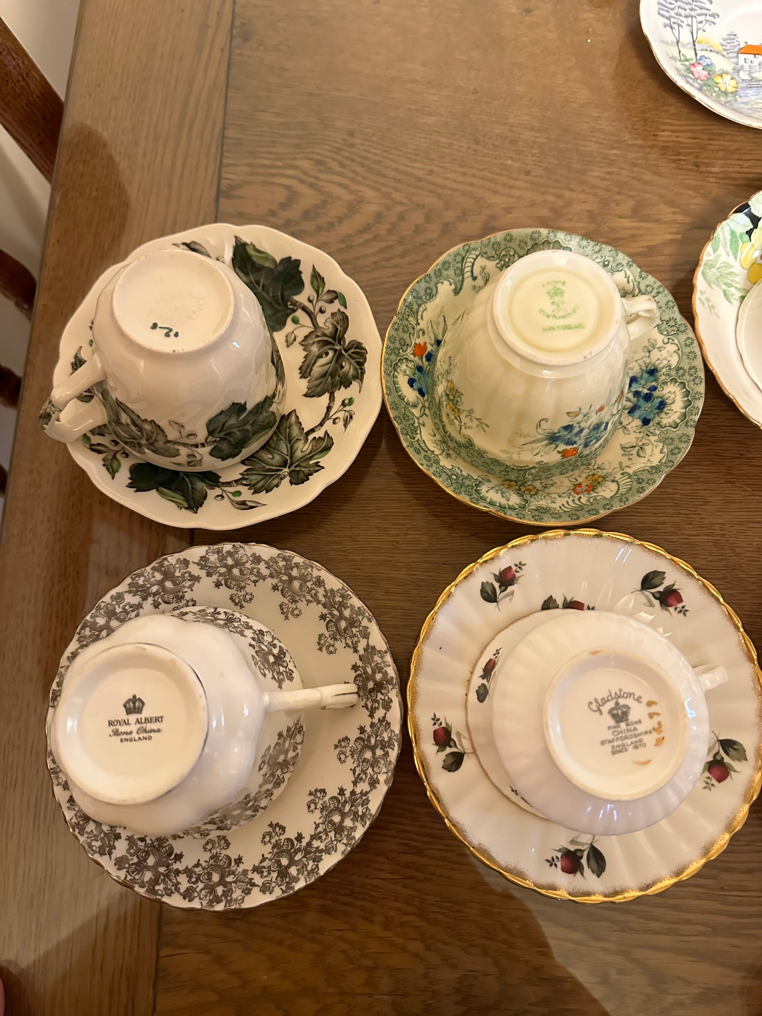 China Cup and Saucer Lot