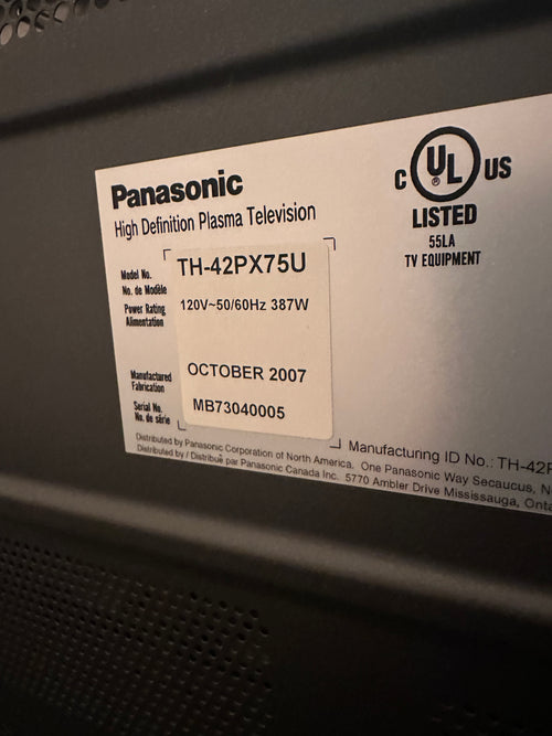 42” Panasonic TV