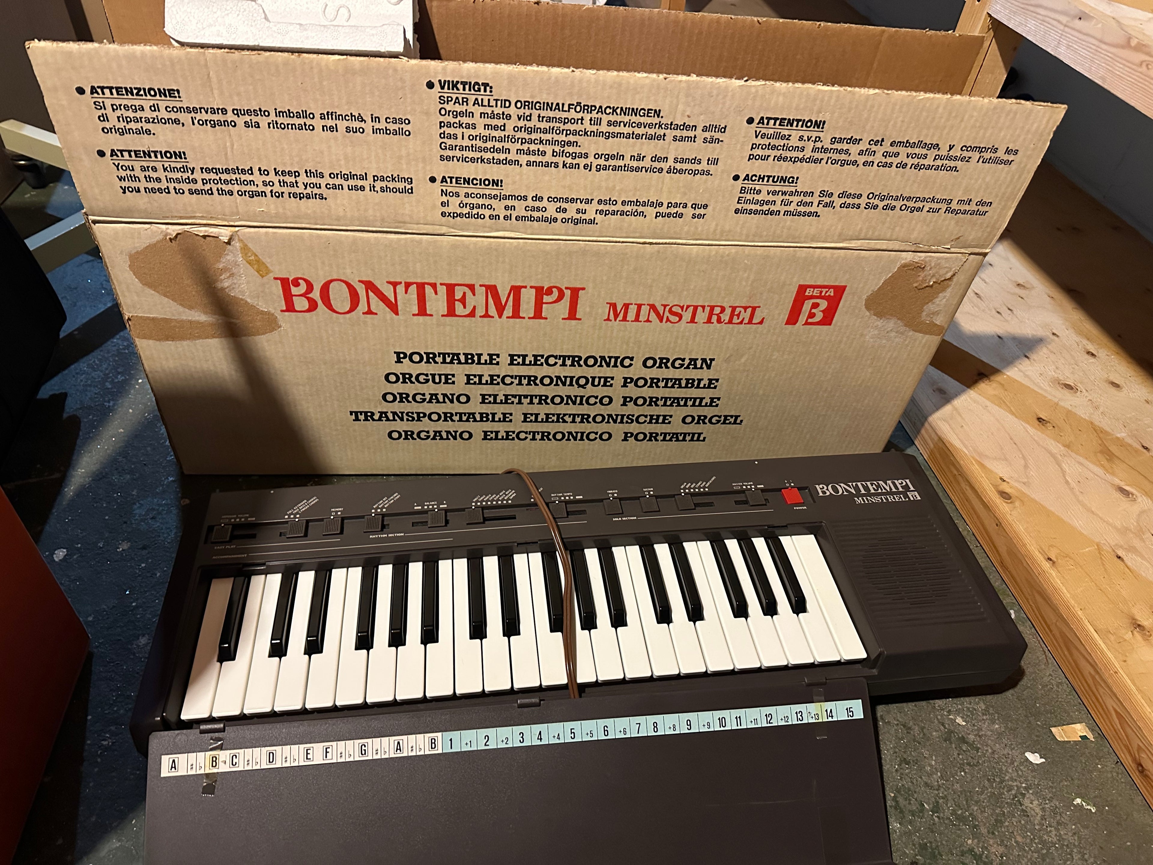 Bontempi Electric Portable Organ