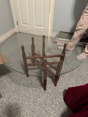 Glass Top Coffee Table