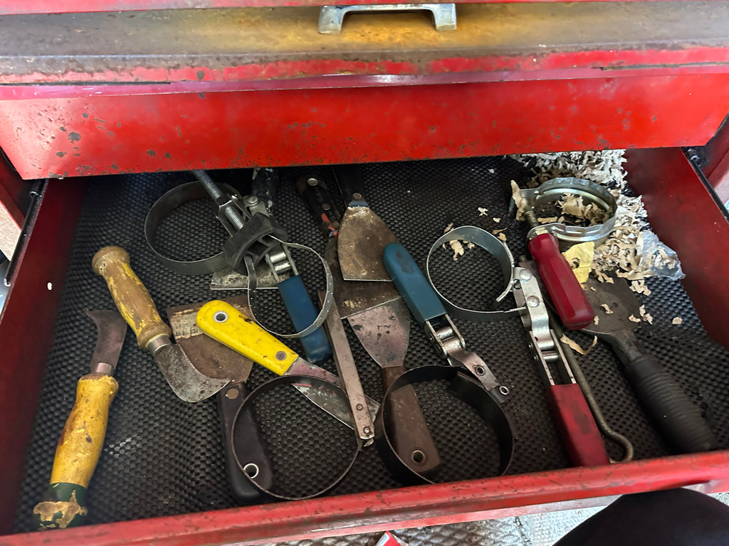 Red Tool Box (With Contents)