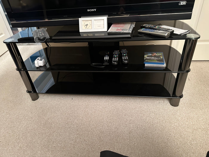Glass TV Stand