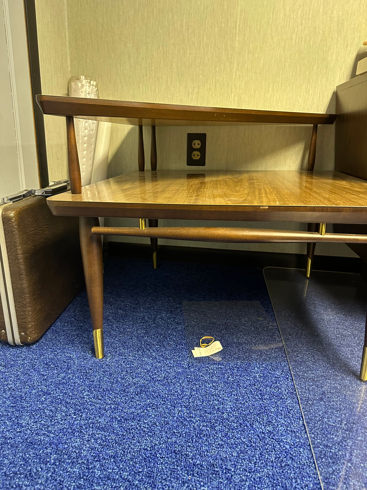MCM Two Tier Boomerang Table