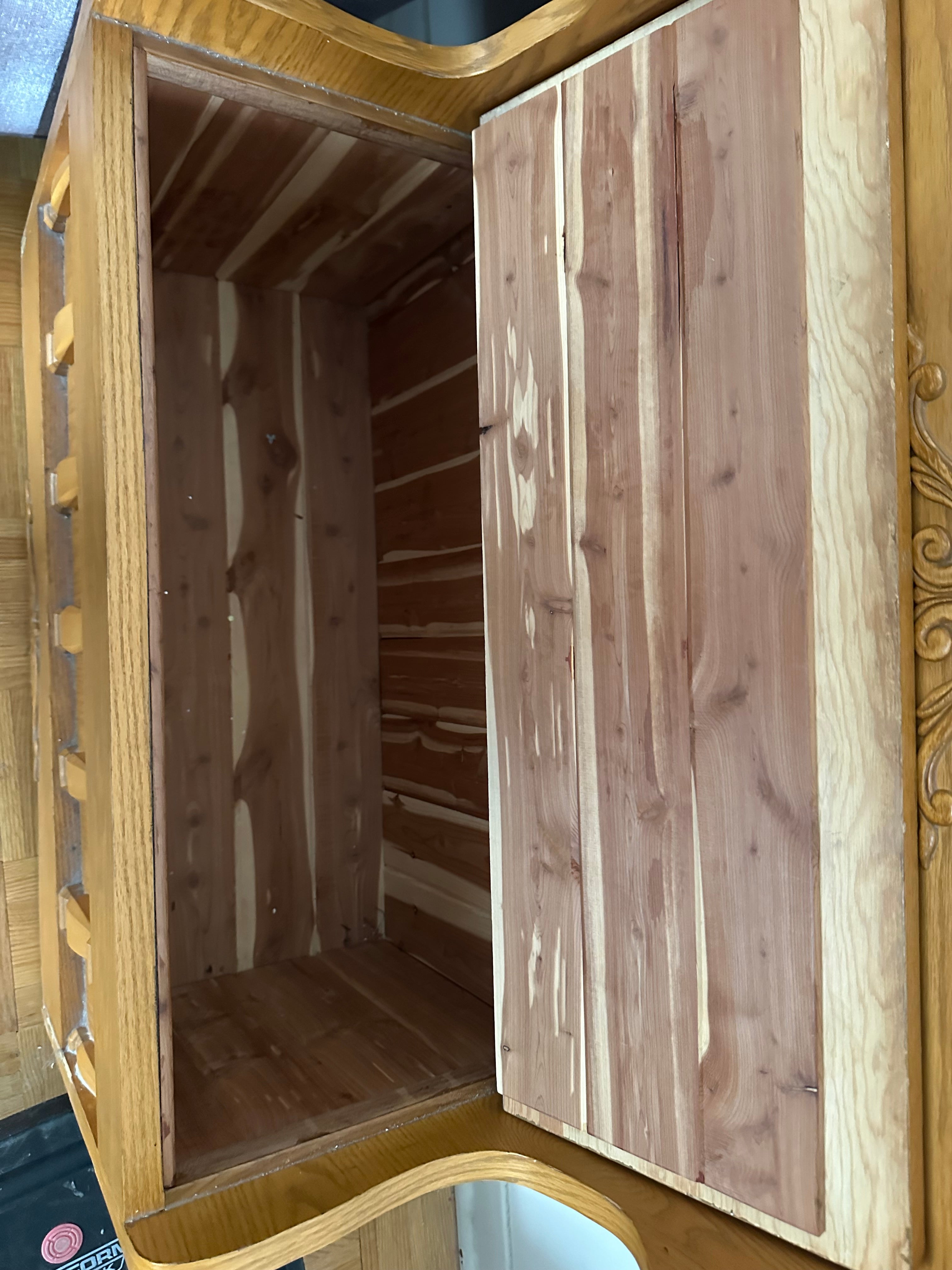 Cedar Lined Bench