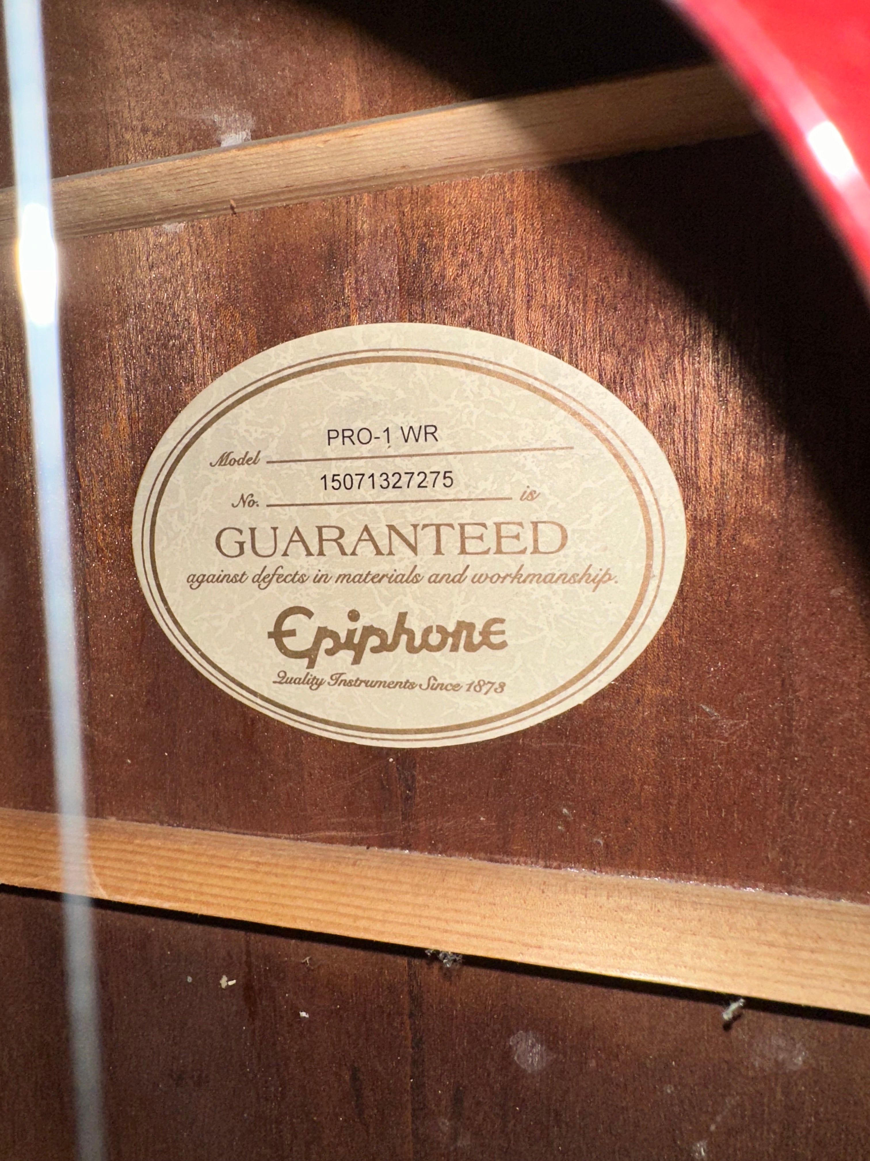 Epiphone Acoustic Guitar w/ Hard Case