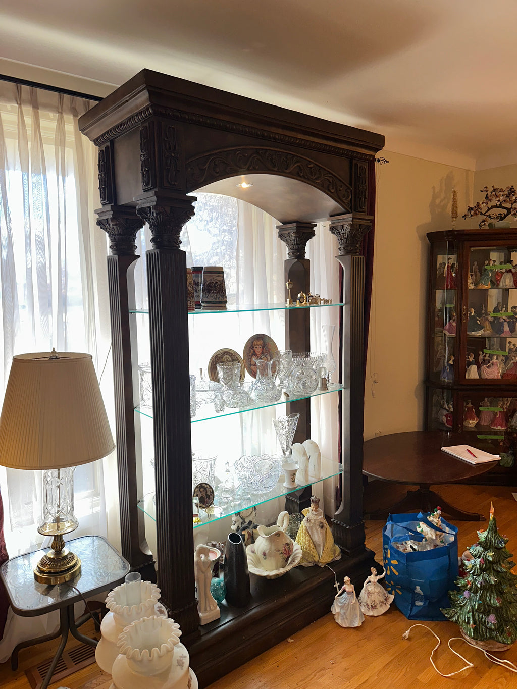Large Glass Shelf Display