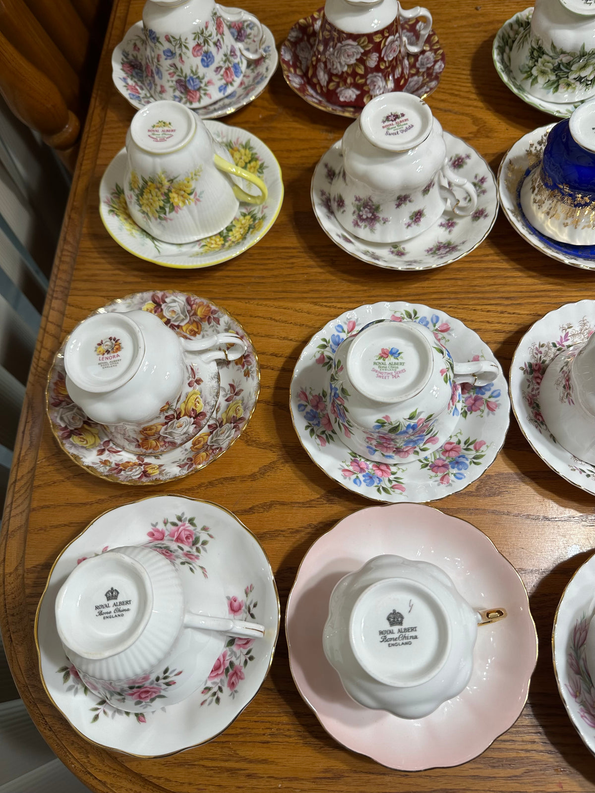Royal Albert Cup & Saucer Lot #1 (24 units in lot)