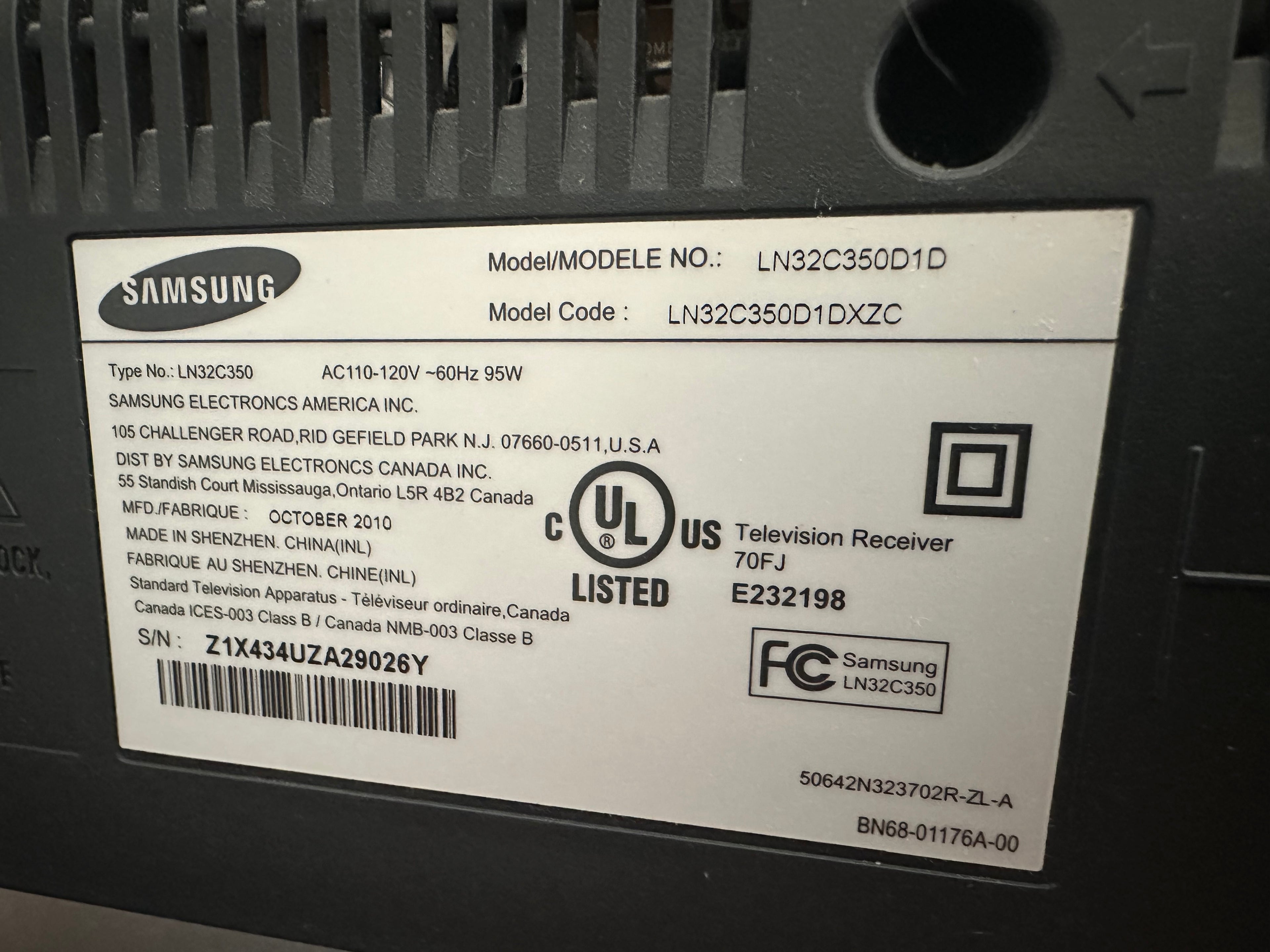 32” Samsung TV