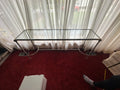 Glass Top Hall Table