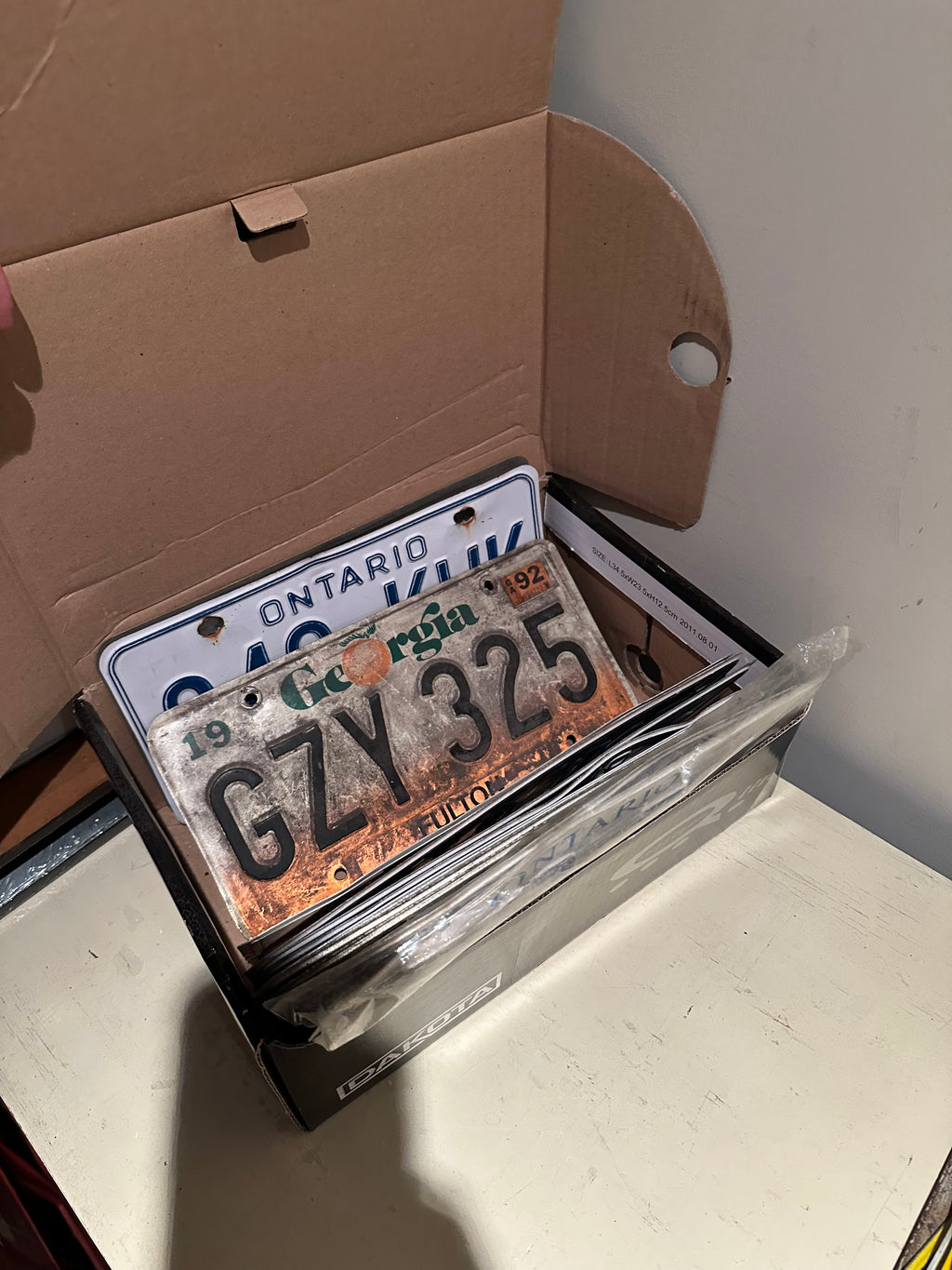 Lot #17 Vintage License Plate Lot