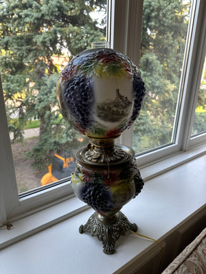 Grape Kerosene Lamp