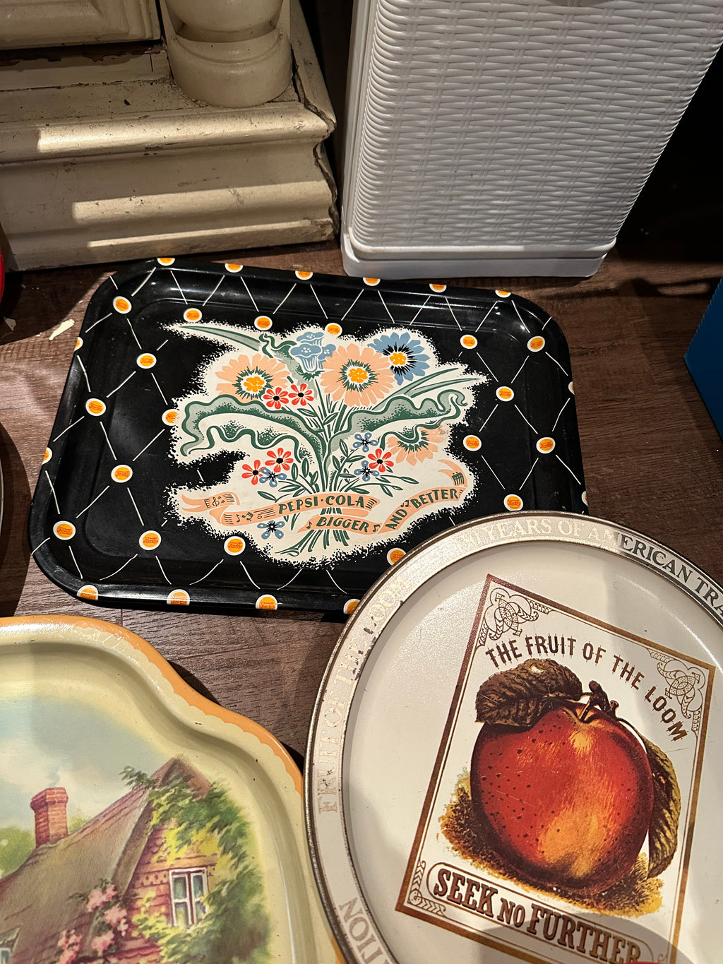 Lot #31 Tin Tray Lot