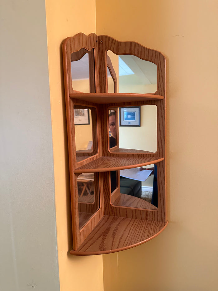 Corner Display Shelf