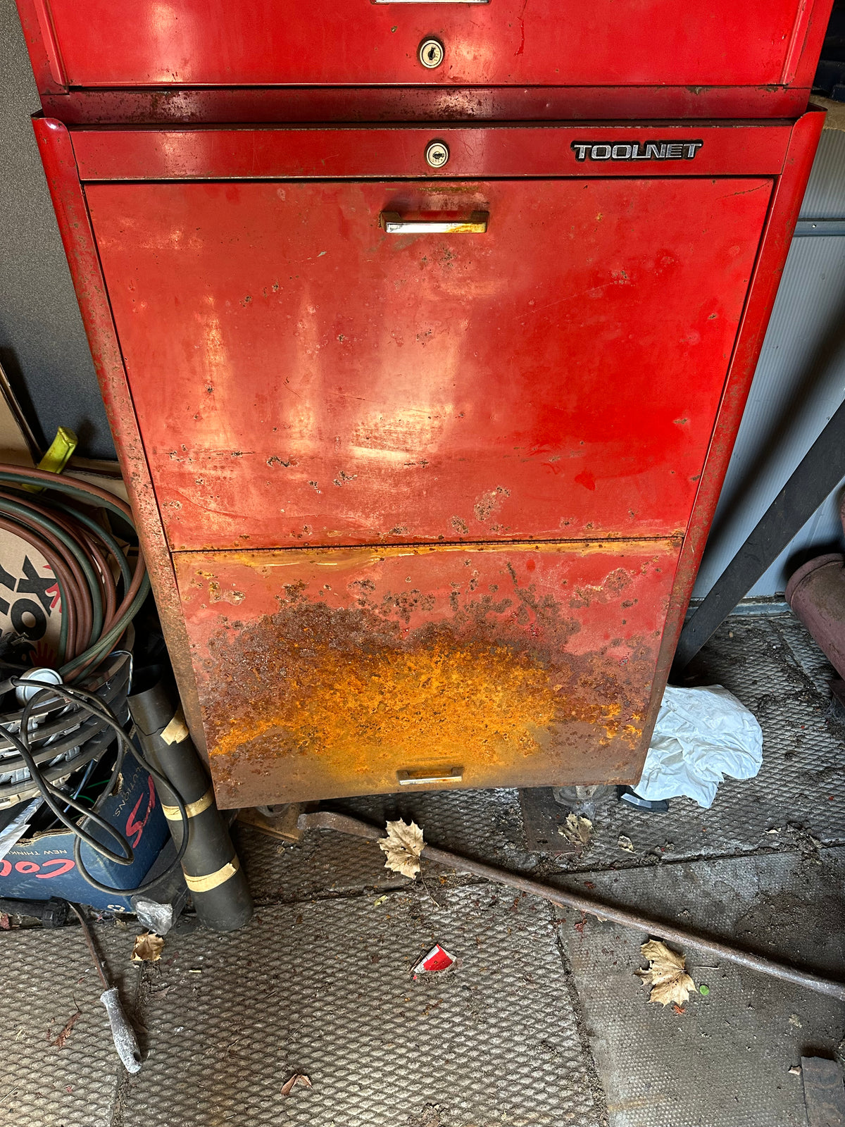 Red Tool Box (With Contents)