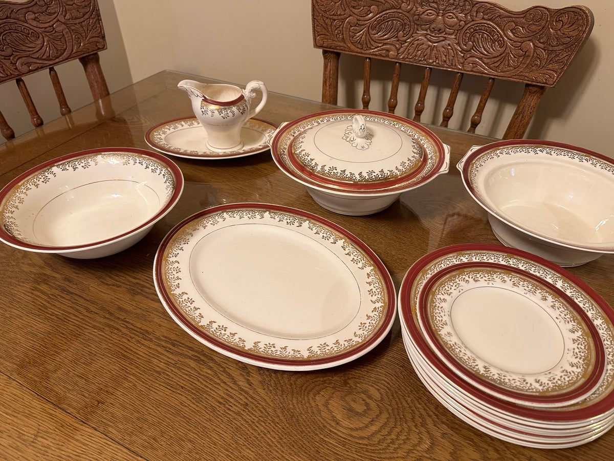 Red Dish Lot
