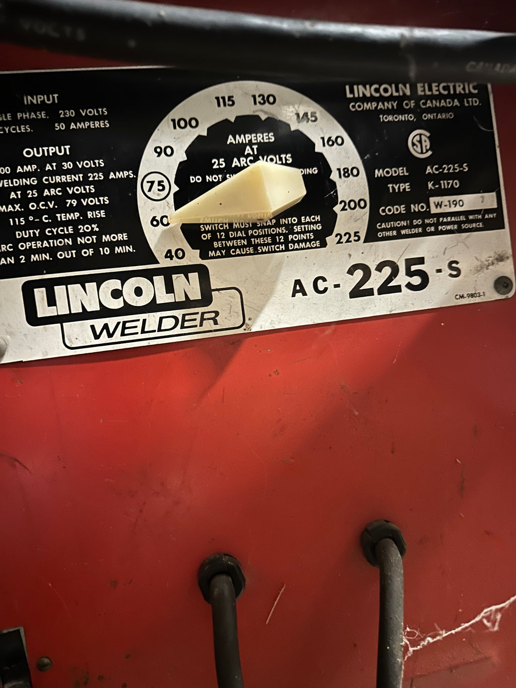 Lincoln Welder AC225
