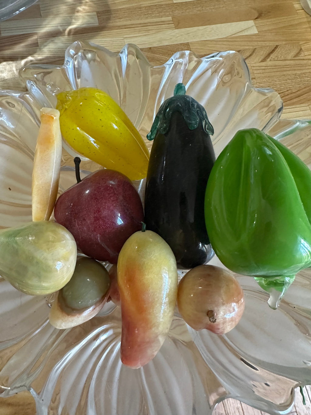 Glass Faux Fruit