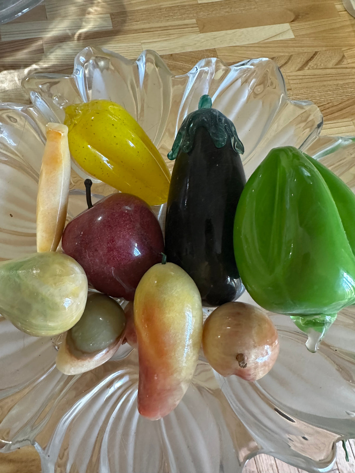 Glass Faux Fruit