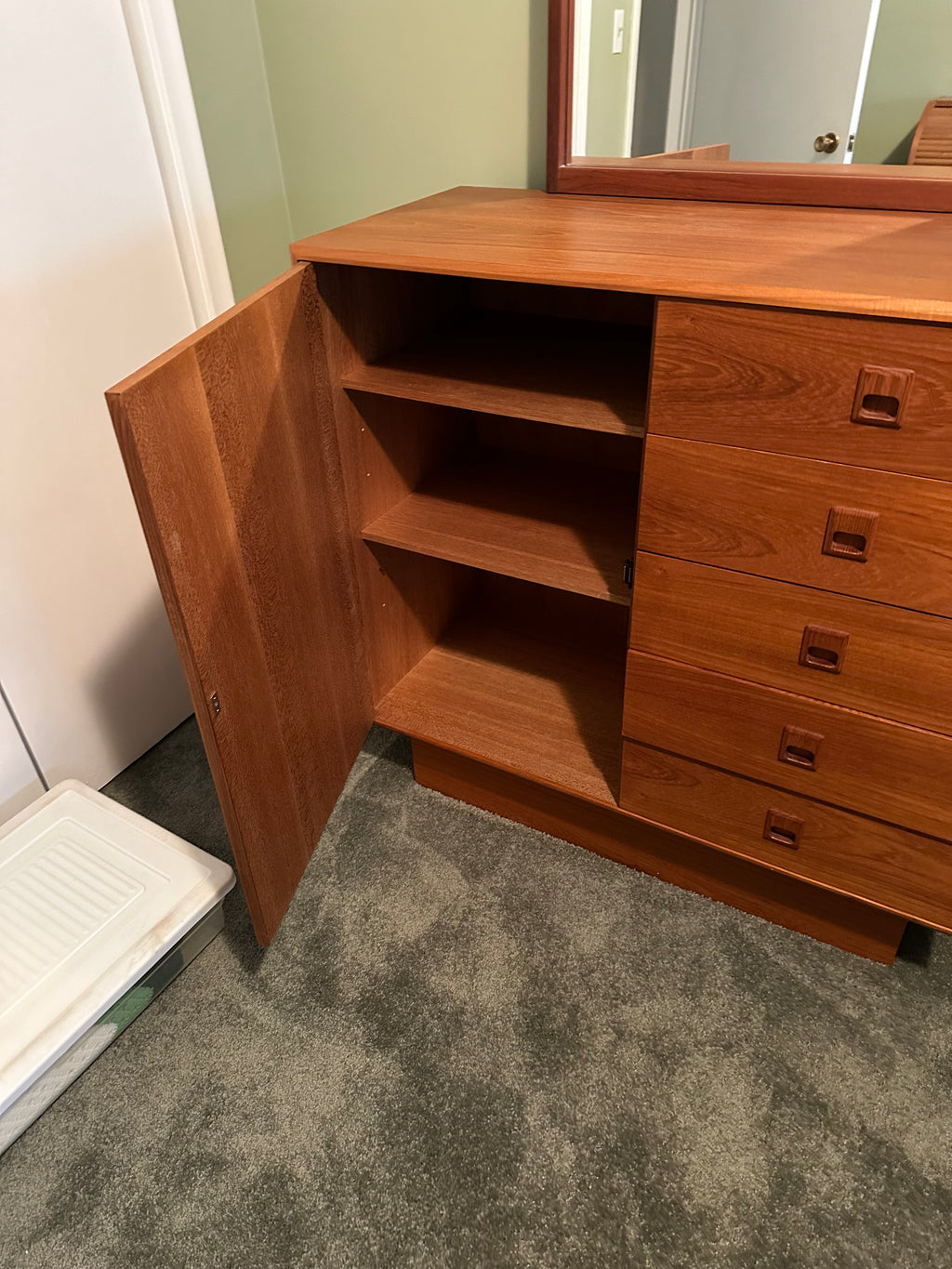 MCM Mirrored Dresser