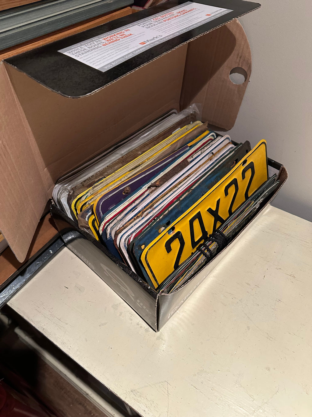 Lot #17 Vintage License Plate Lot