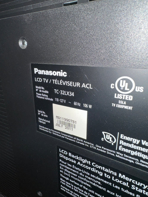 32” Panasonic TV