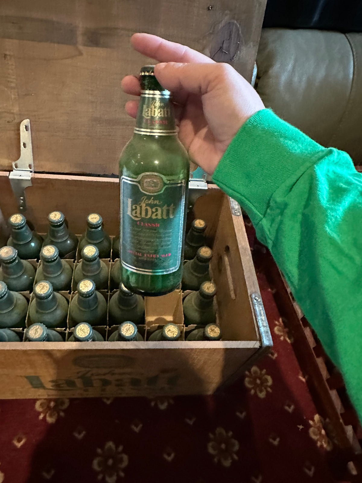 Labatts Wooden Crate