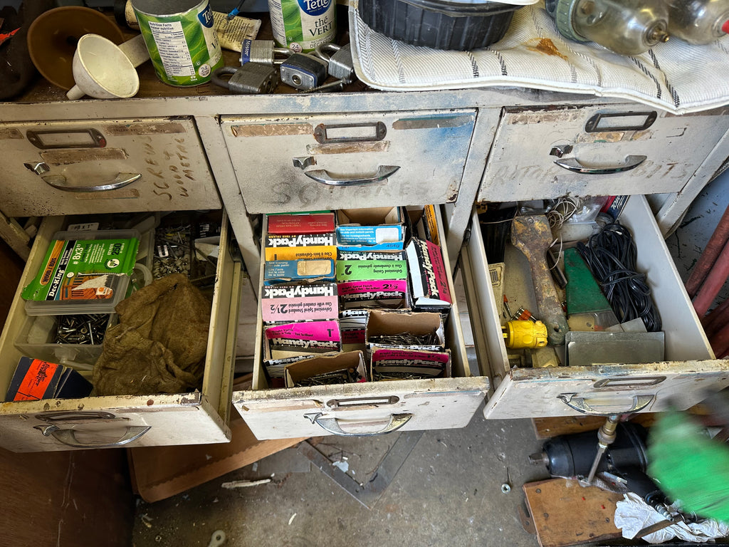 12 Drawer Metal Box Loaded