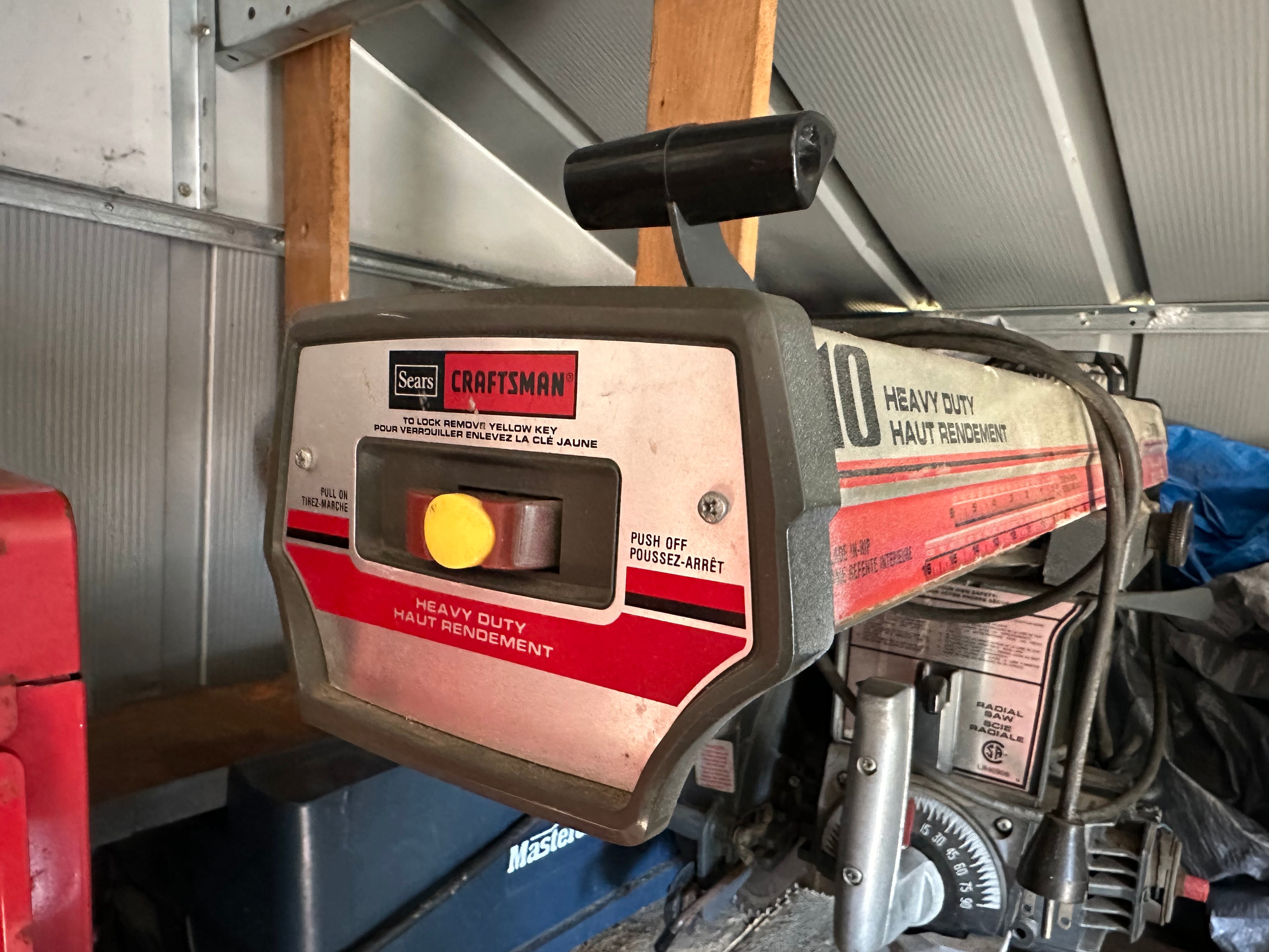 Craftsman 10” Radial Arm Saw