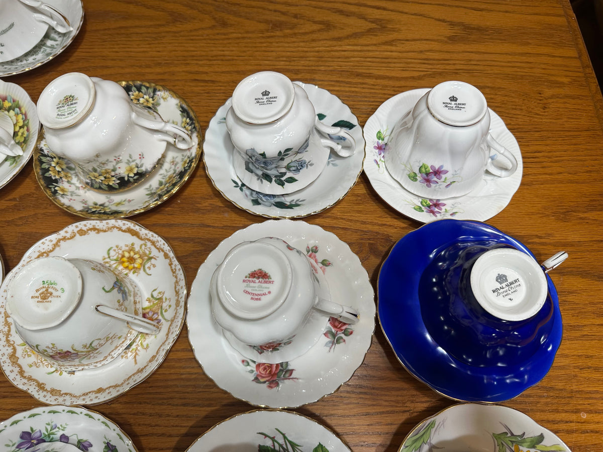 Royal Albert Cup & Saucer Lot #3 (27 units in lot)