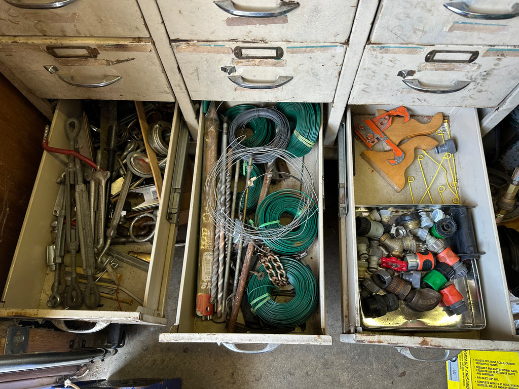 12 Drawer Metal Box Loaded