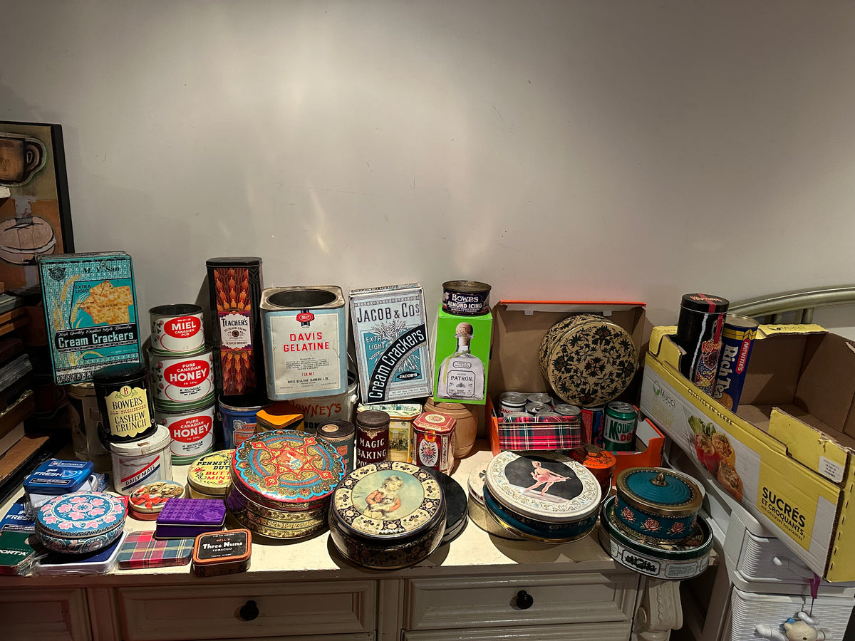 Lot #33 Assorted Tins