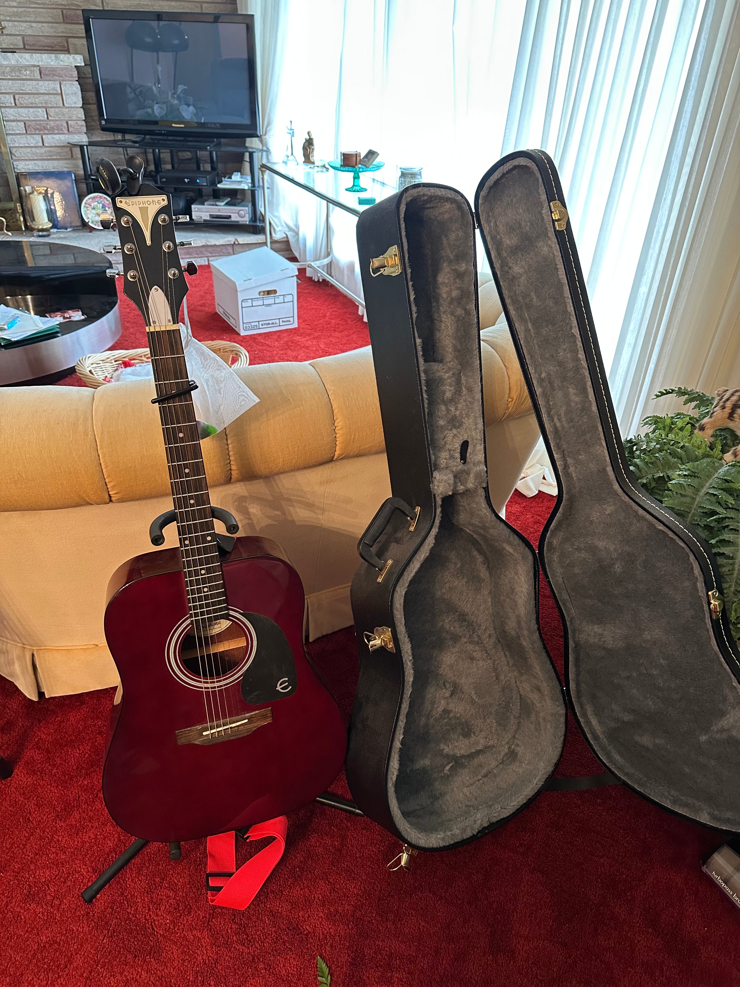 Epiphone Acoustic Guitar w/ Hard Case