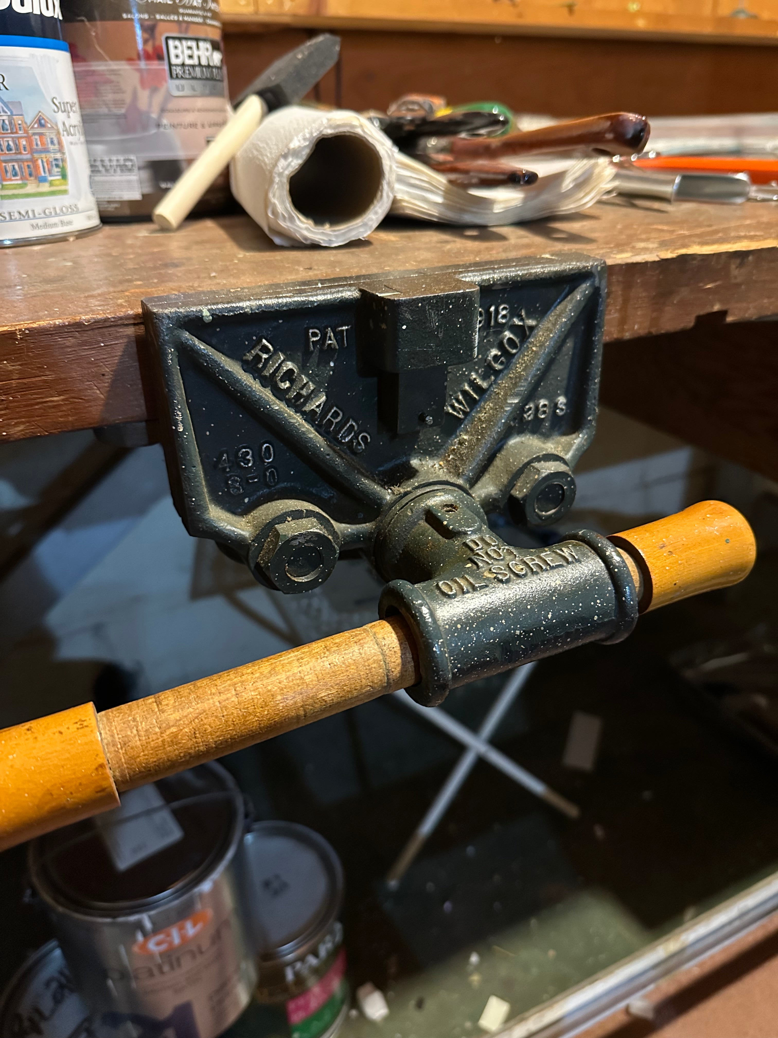 Early 1900’s Richard Wilcox Vice