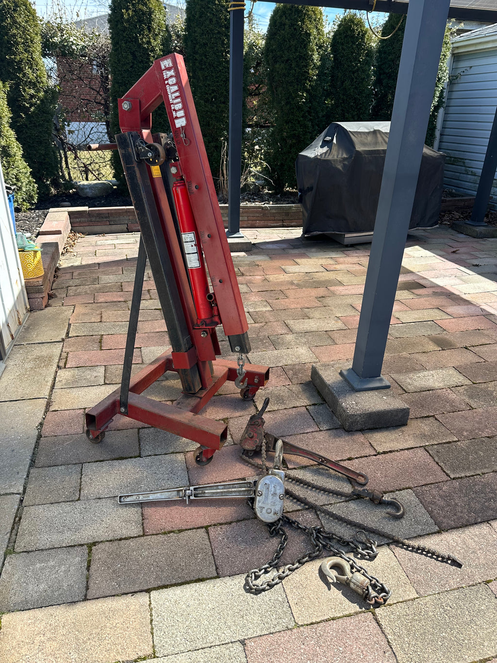 Engine Hoist/Come Along Lot