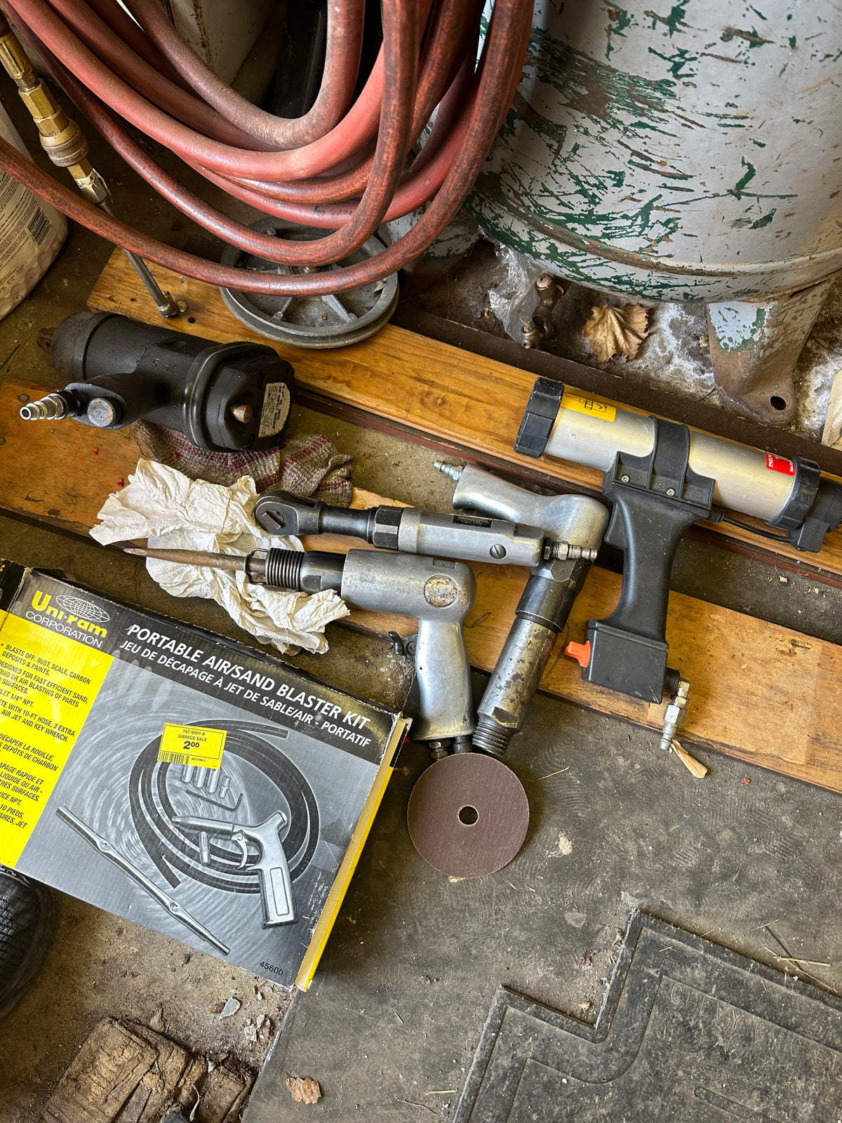 Large Wayne Air Compressor Lot
