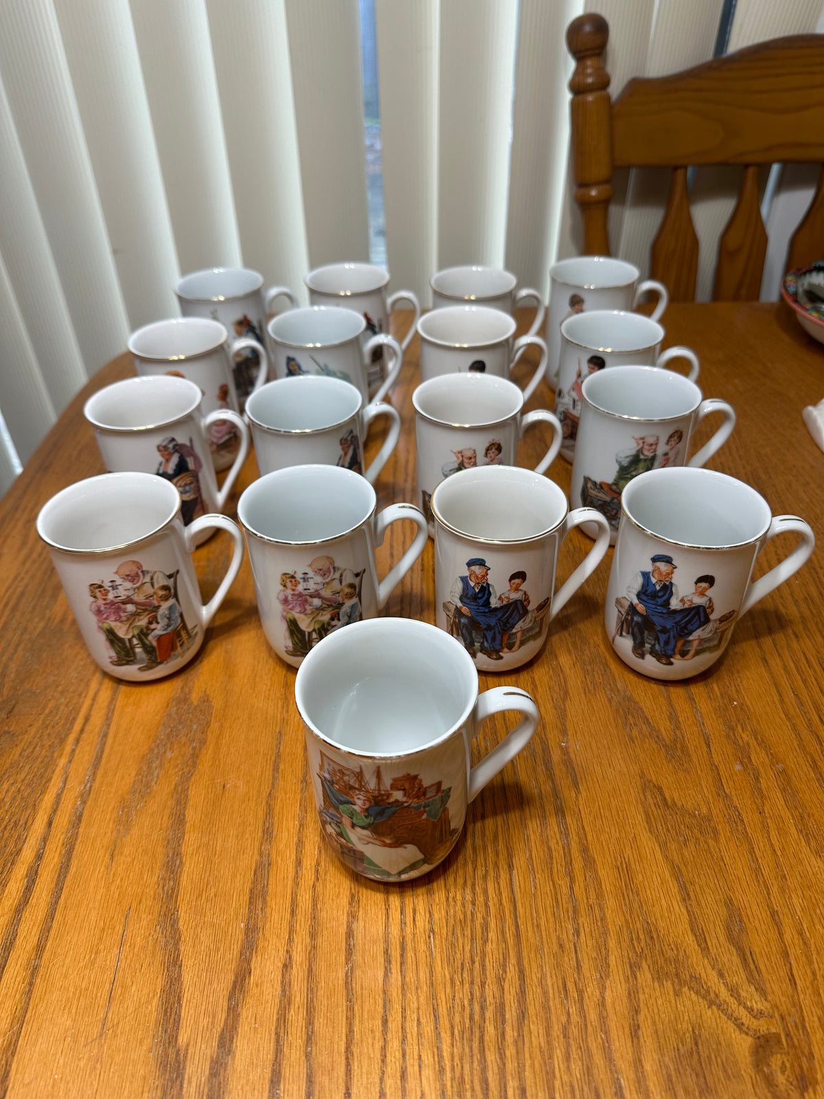 Norman Rockwell Mug Collection