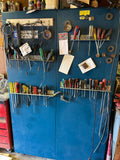 Large Blue Metal Cabinet #1