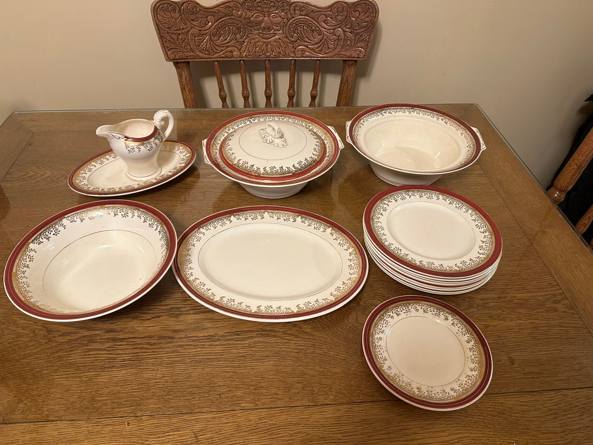 Red Dish Lot