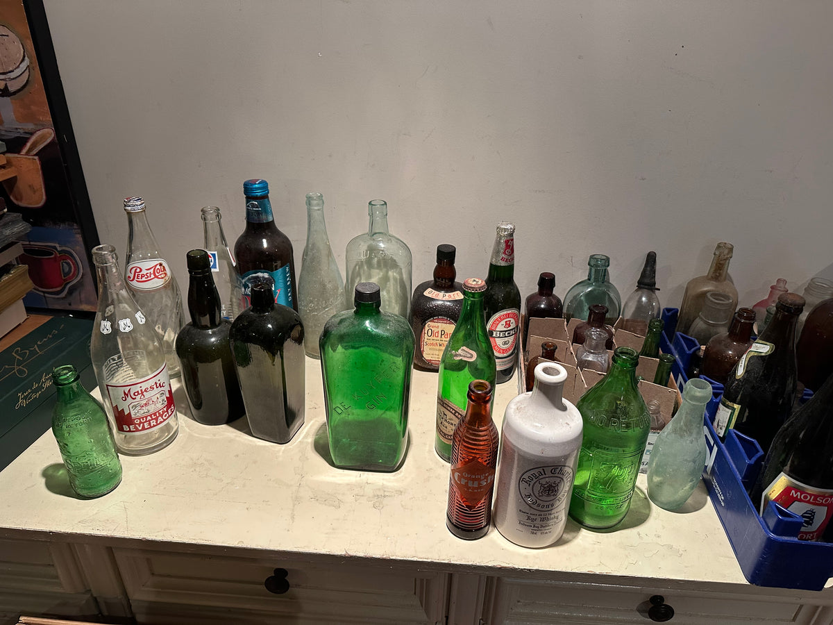 Lot #28 Vintage Bottle Lot