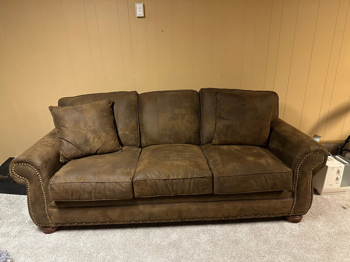 Suede Couch