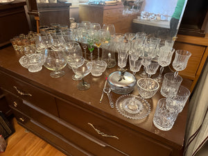 Glassware Lot