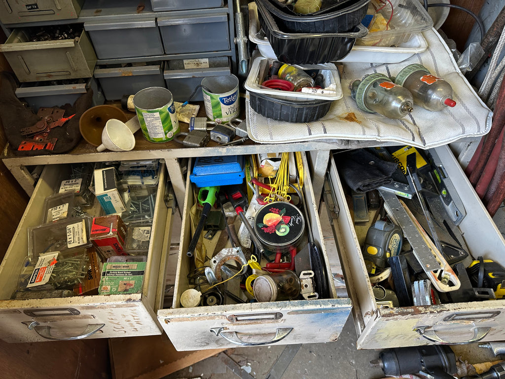 12 Drawer Metal Box Loaded