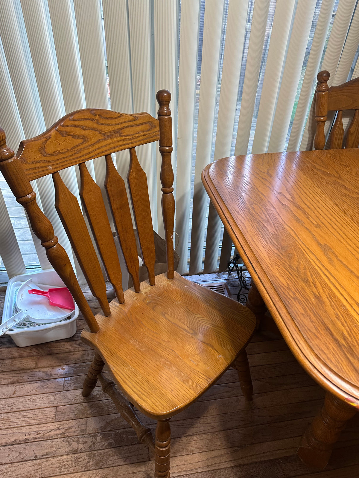 Oak Kitchen Table 4 Chairs