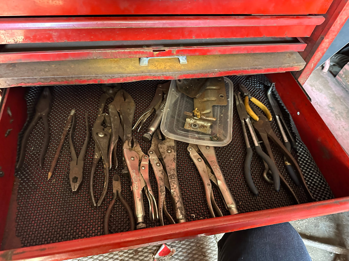 Red Tool Box (With Contents)