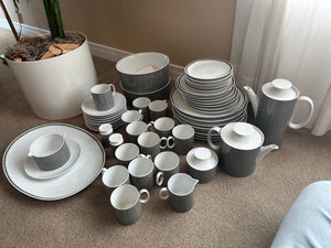 MCM Rosenthal Medallion Onyx Set