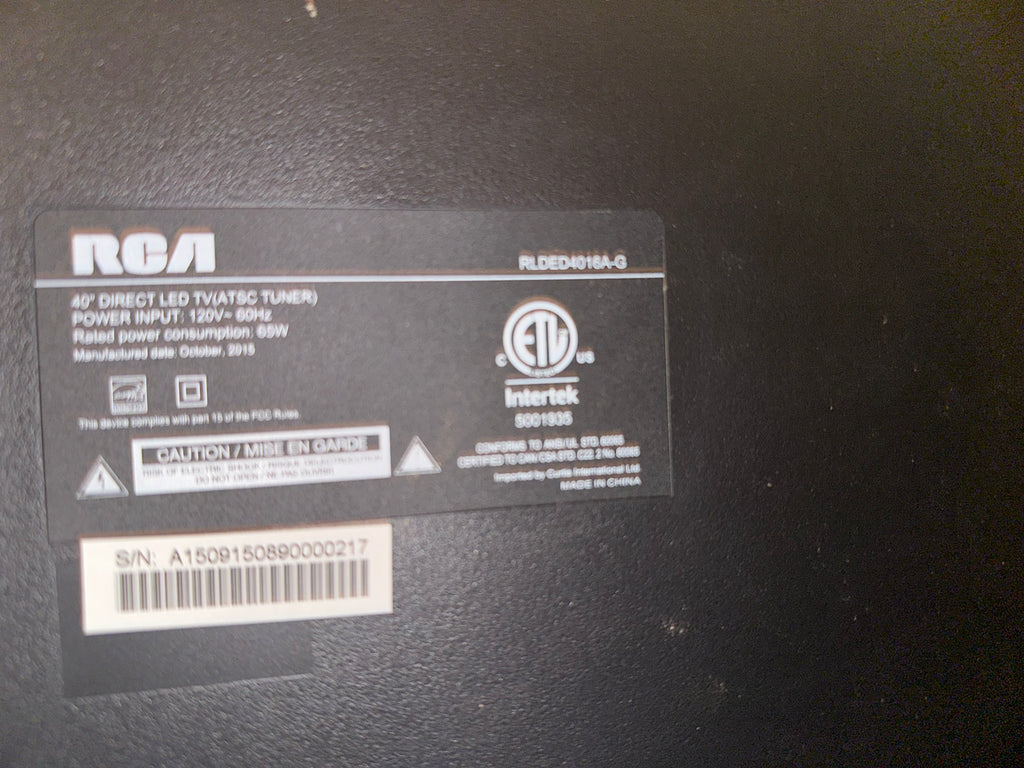40” RCA TV