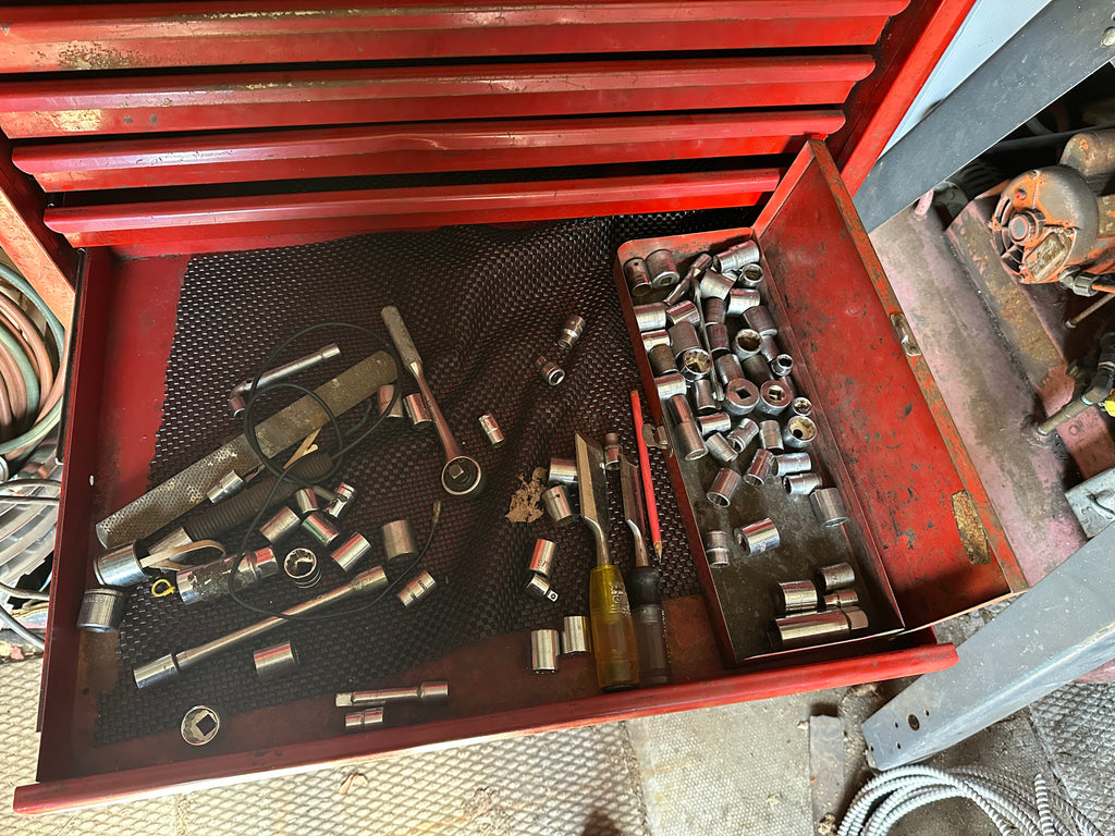 Red Tool Box (With Contents)