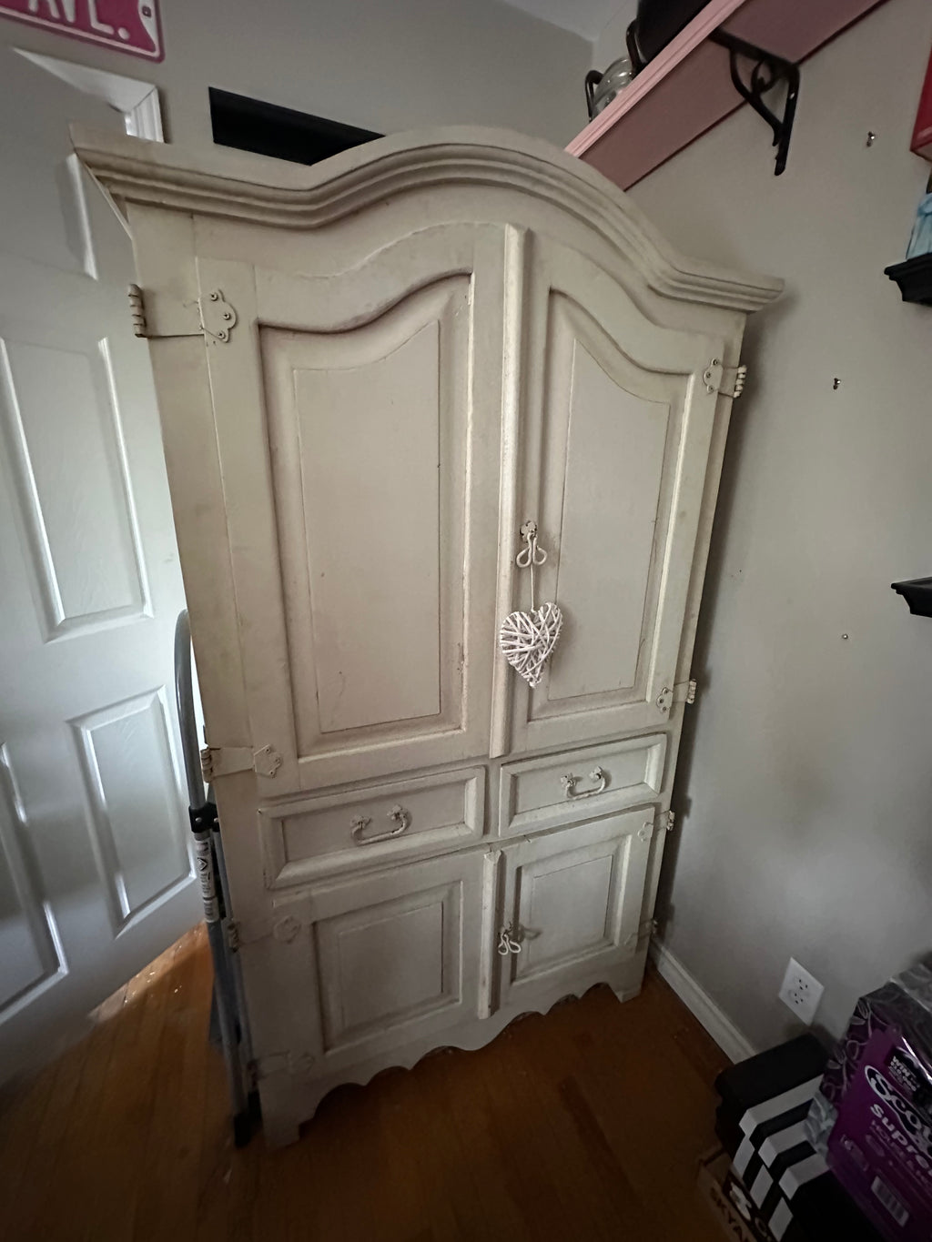 Lot #62 Vintage Armoire
