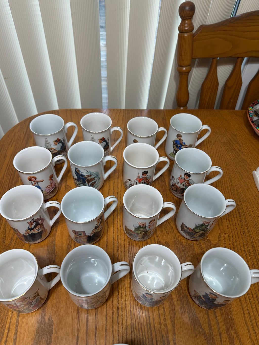 Norman Rockwell Mug Collection